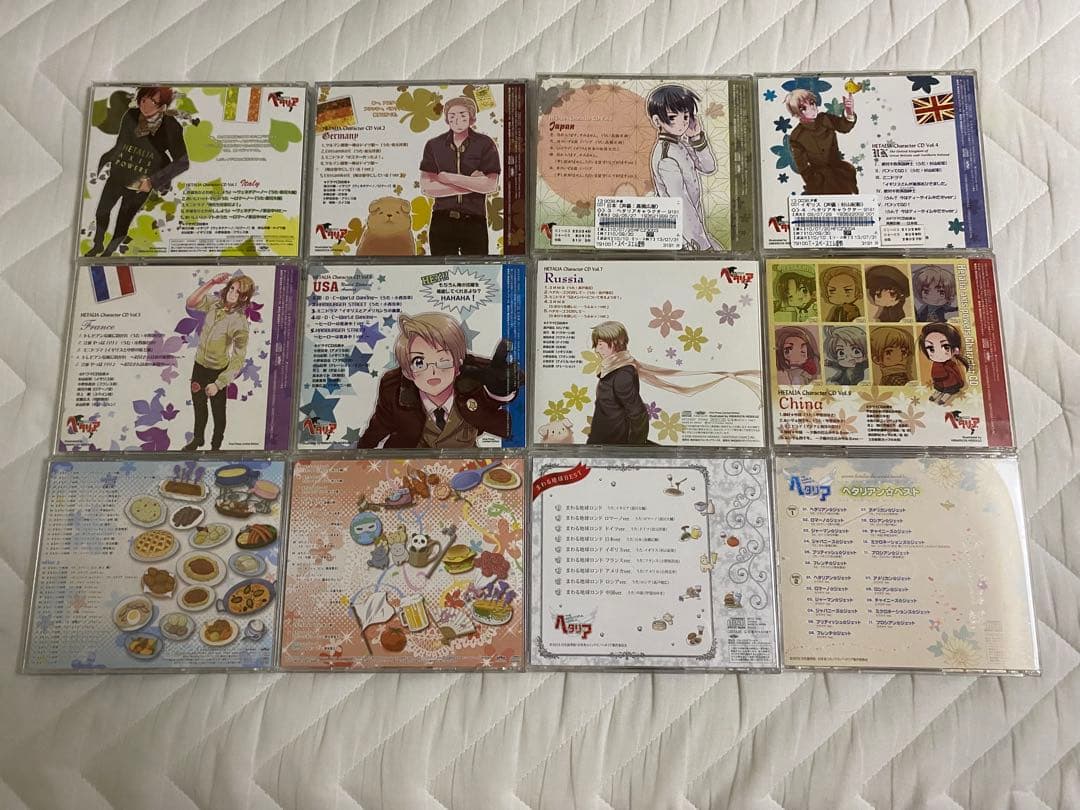 ヘタリア　キャラクターCD アルバム 12枚まとめ