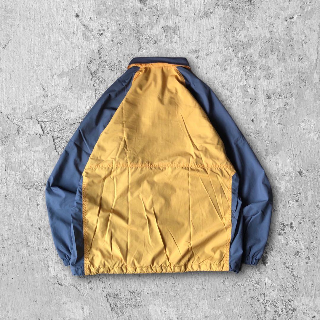 【レア】ザノースフェイスTHE NORTH FACEロゴ刺繍ハーフジップナイロン