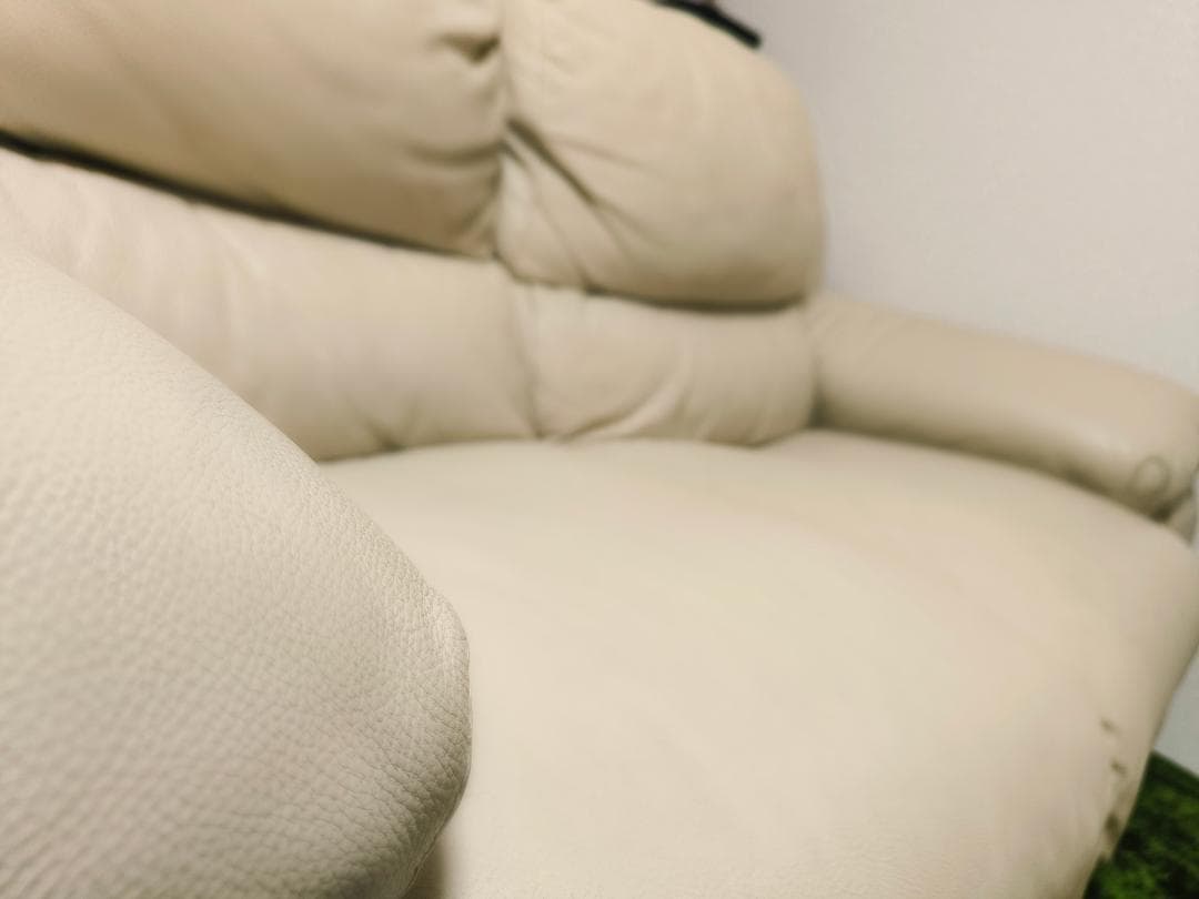 【大塚家具50万円購入】INCANTO イタリア製本革リクライニングソファ