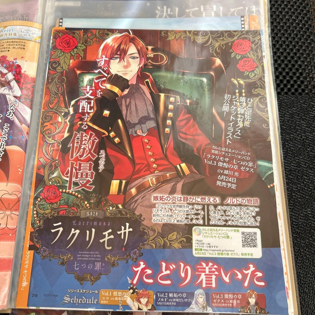 ラクリモサ　雑誌切り抜き