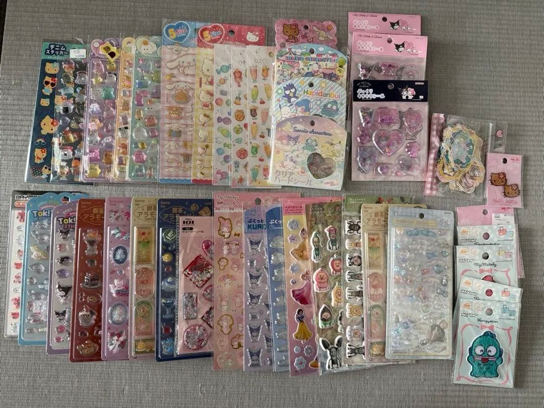 ボンボンドロップシール サンリオミニ 通常サイズ まとめ売り53点