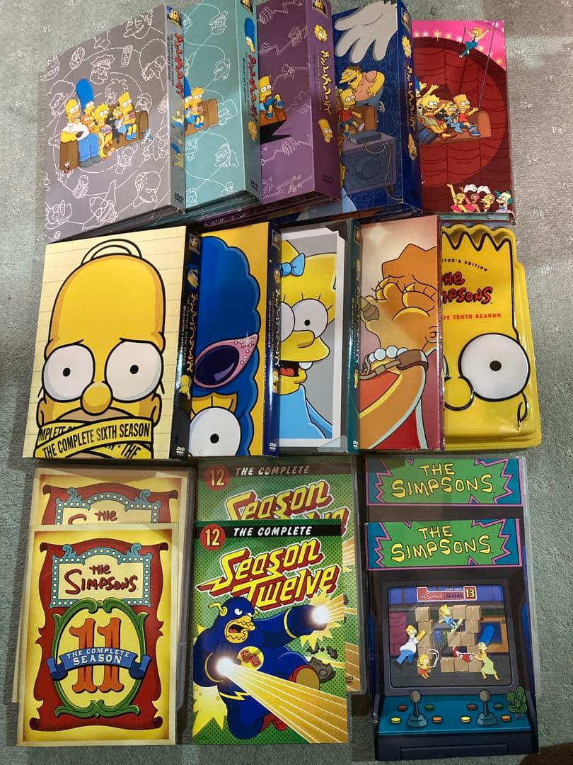 【DVD】日本語版 シンプソンズ コレクターズBOX シーズン1〜14 外箱無し