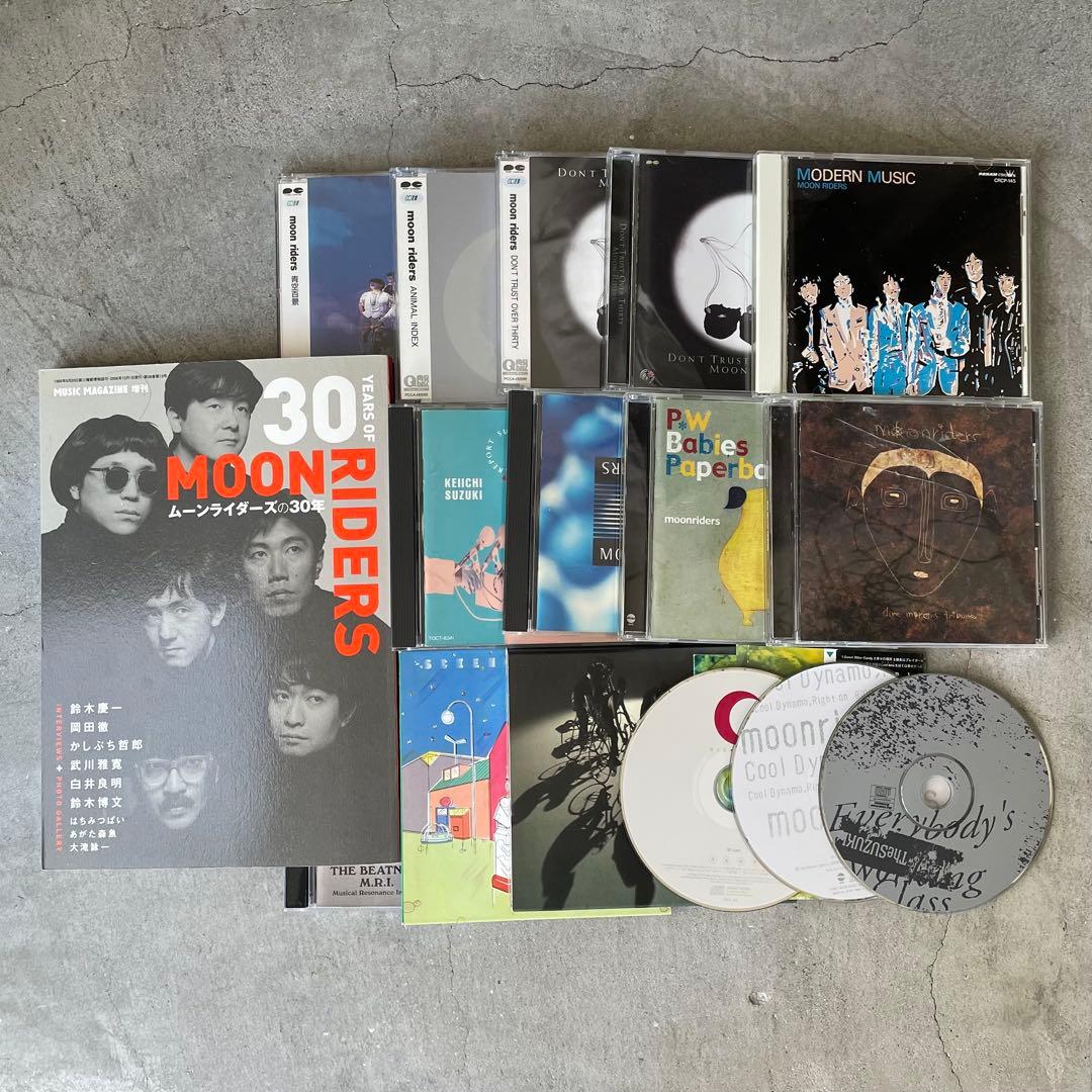 MOON RIDERS ムーンライダーズ 関連CD＋本