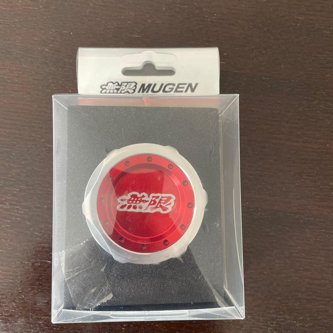 無限オイルキャップ アルミ製 赤