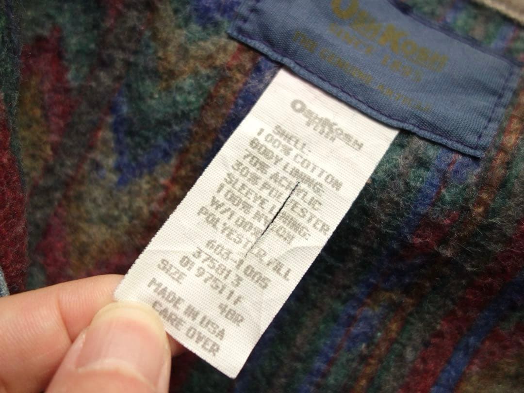 OSHKOSH デニム カバーオール ブランケット48R オシュコシュUSA製