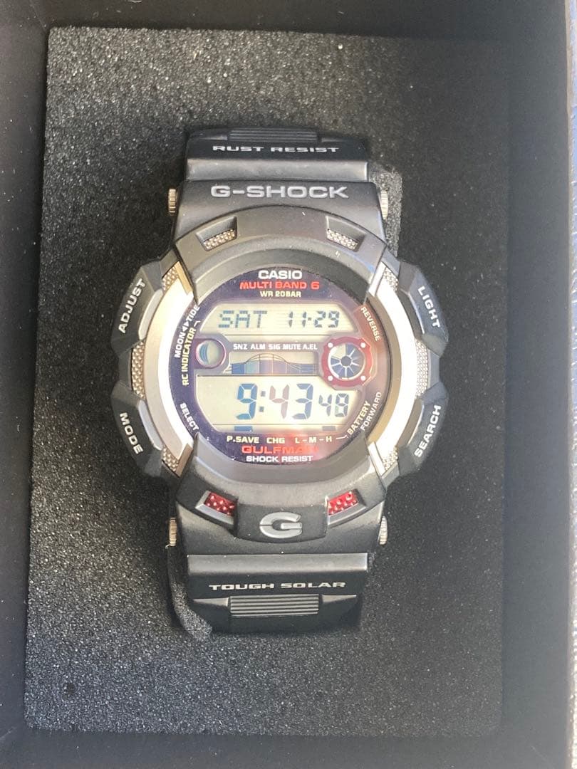 【美品】CASIO G-SHOCK G-9110ガルフマン【電波ソーラー】