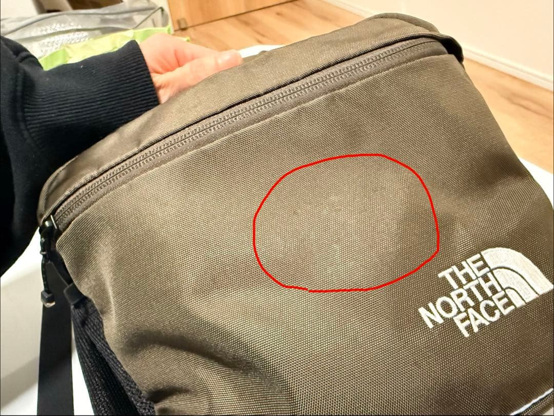 ノースフェイス　ベビースリング　カーキ