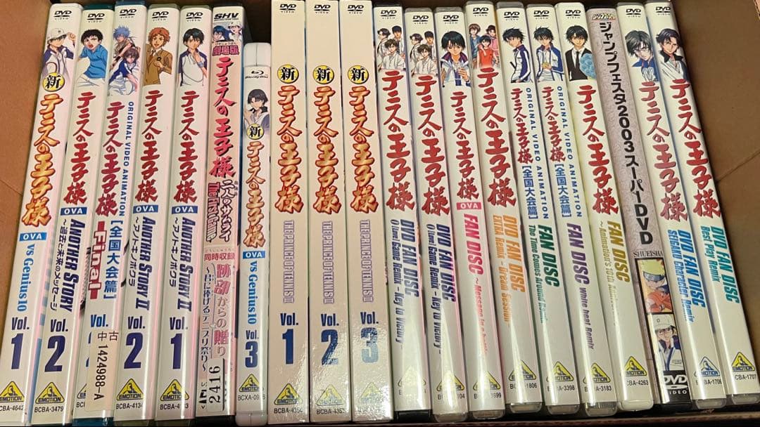 【最終値下げ】新テニスの王子様 DVD まとめ売り