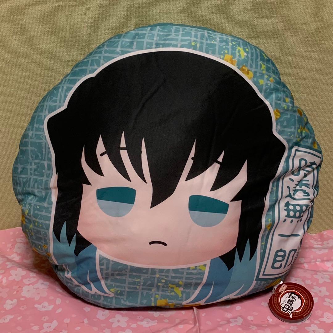 【在庫ラスト】鬼滅の刃 クッション 冨岡義勇&時透無一郎 4個セット(SEGA)