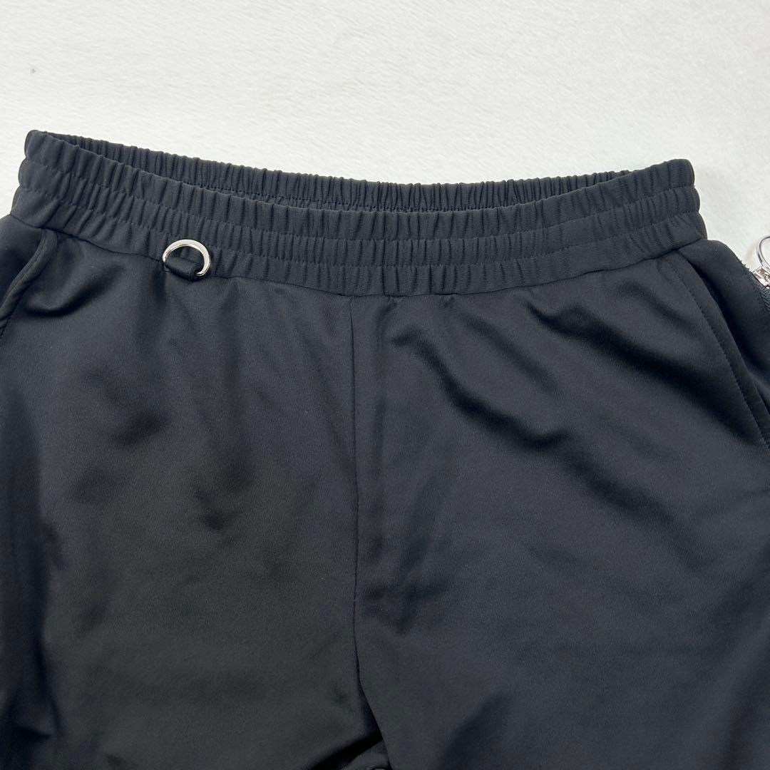 b1439【REFLEM】サイドジップ　ブラック　パンツ　ジャージ　ゴスロリ