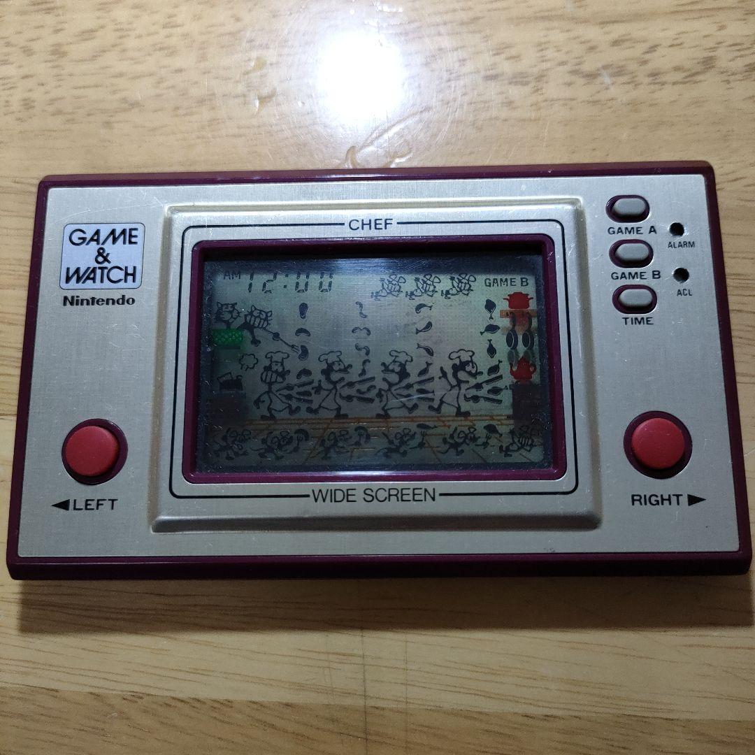 ゲームアンドウォッチシェフNintendoNintendo任天堂メンテナンス済み