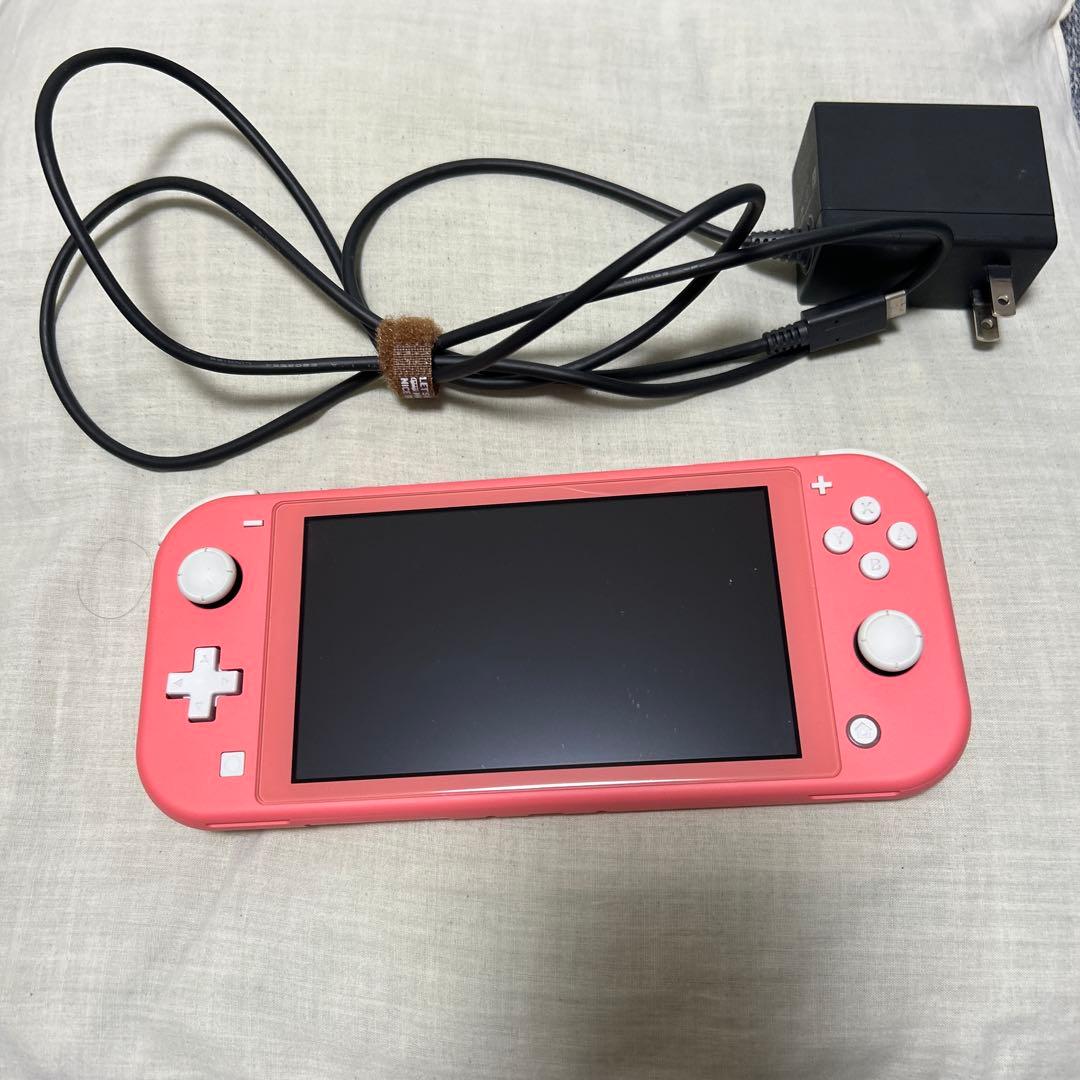 値下げ中　Nintendo Switch Lite ピンク 本体 充電器付き