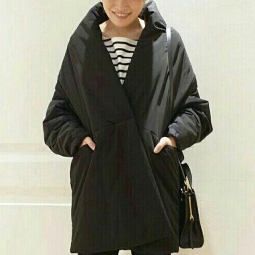 DEUXIEME CLASSE コルピエロ♡中綿 コクーンコート ブラック 軽量