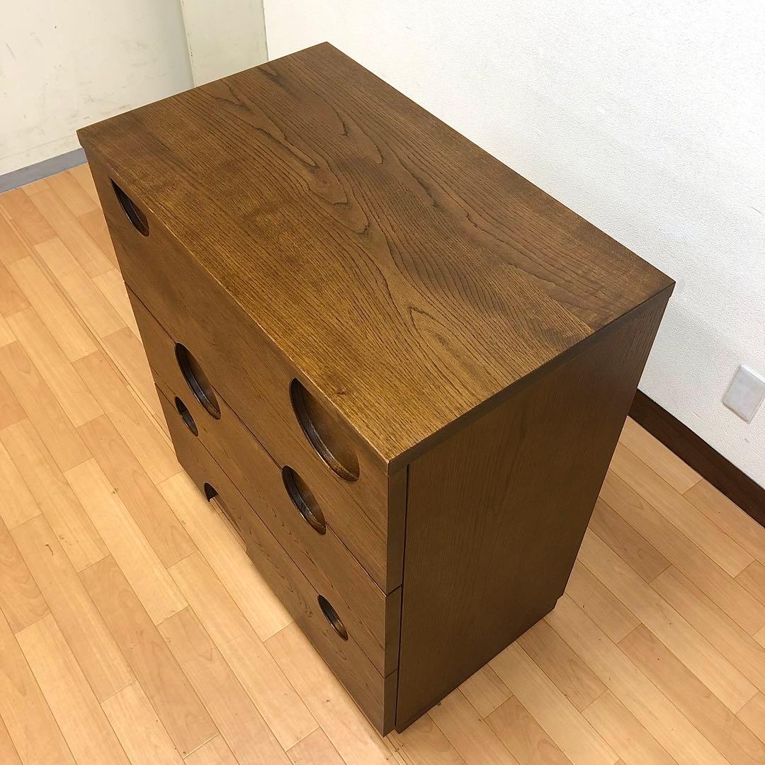 葉山ガーデン 葉山家具 水玉チェスト タモ アッシュ材 引出し