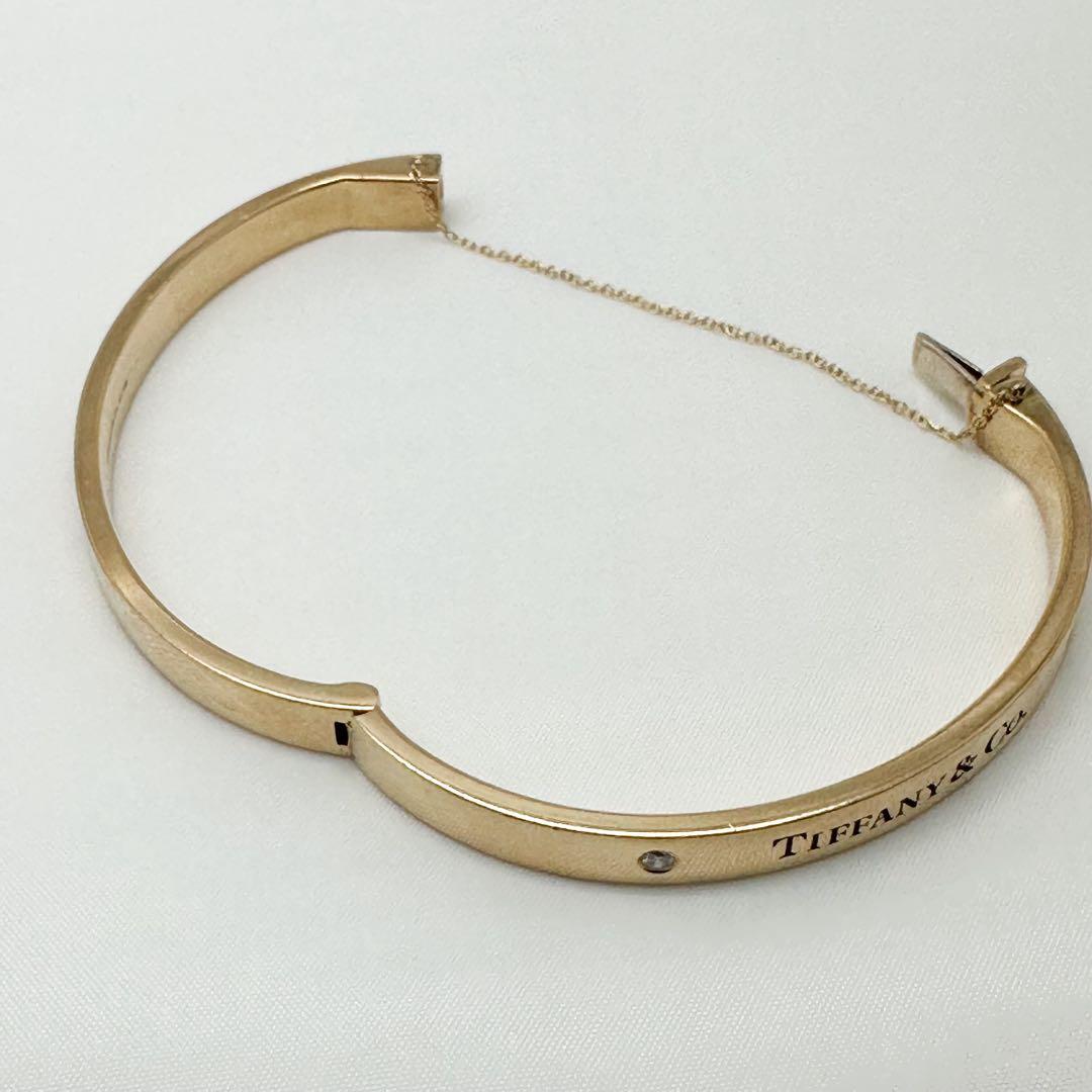ティファニー TIFFANY&Co. 2P ダイヤ バングル ゴールド K18