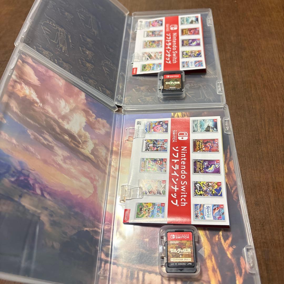 ゼルダの伝説ブレス+エキスパンション・パスとティアーズオブザキングダム2本セット