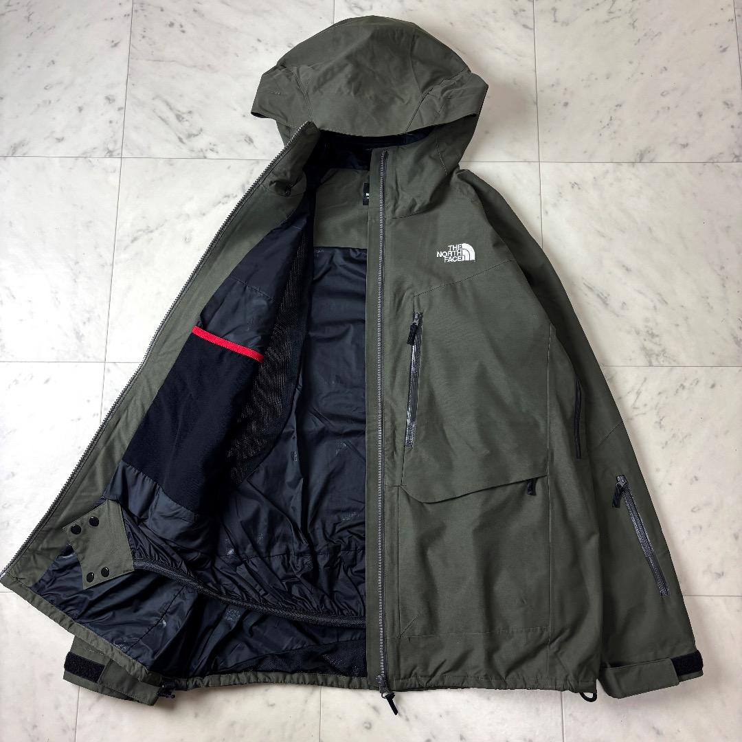 ノースフェイス ボードウェア L フリーダムジャケット スノボ カーキ