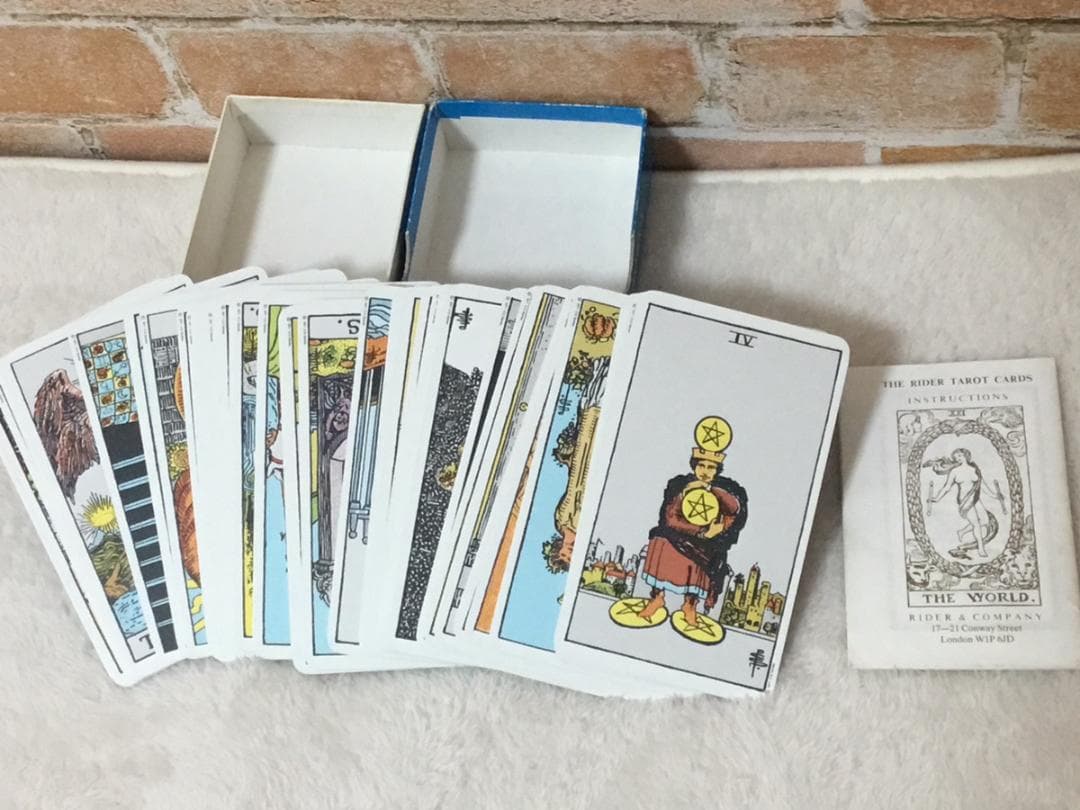 タロットカード ビンテージ 海外製 70s RIDER TAROT CARDS