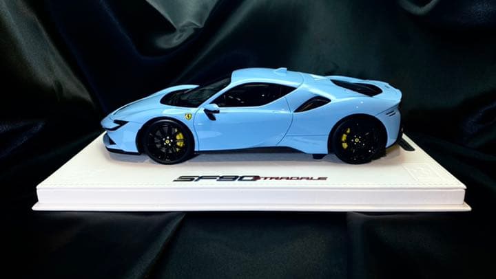 BBR 1/18 SF90 Azzurro La Plata 海外特注