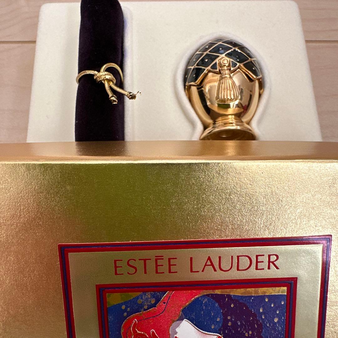 激レア ESTEE LAUDER 練り香水 ホワイトリネン エッグ レトロ 香水