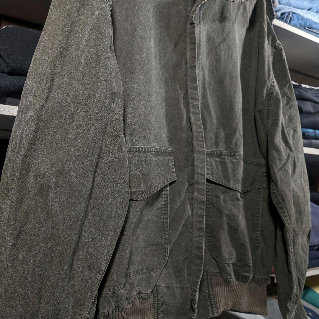 当時物オリジナル　80s　バナナリパブリック　ミリタリージャケット　オリーブ色