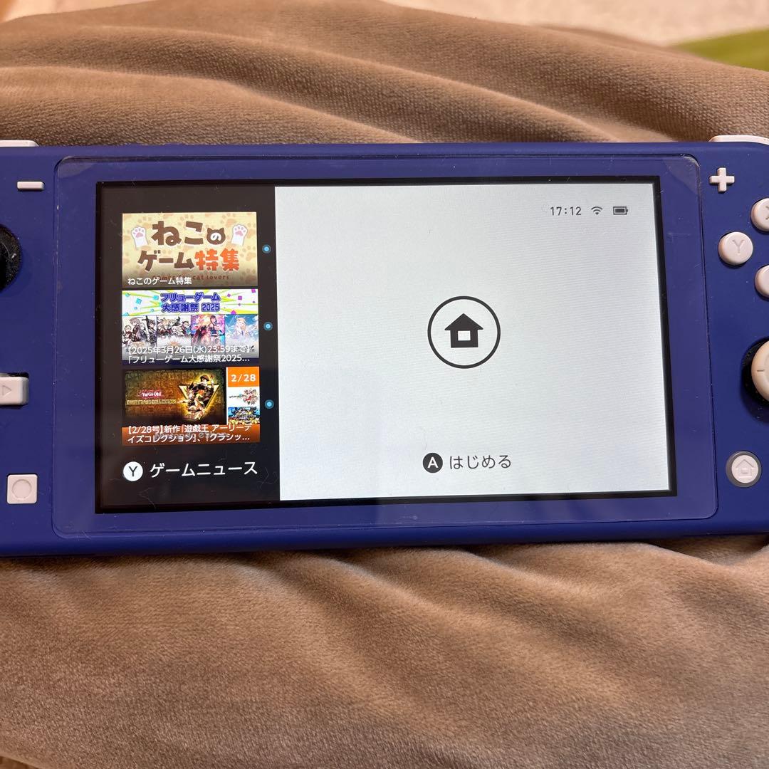 ジャンク品Nintendo Switch Lite 青