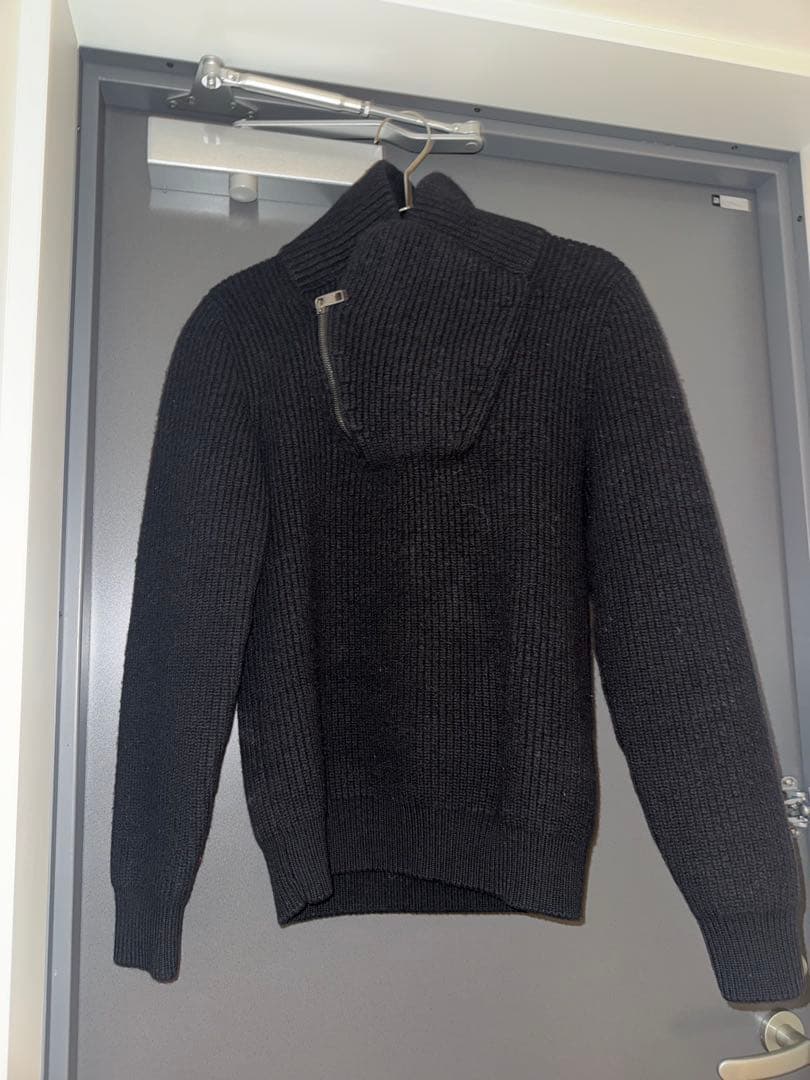 Dolce & Gabbana archiveハーフジップリブニットセーター