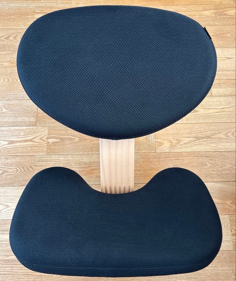 美品　balans lab balans Easy 姿勢矯正チェア ブラック