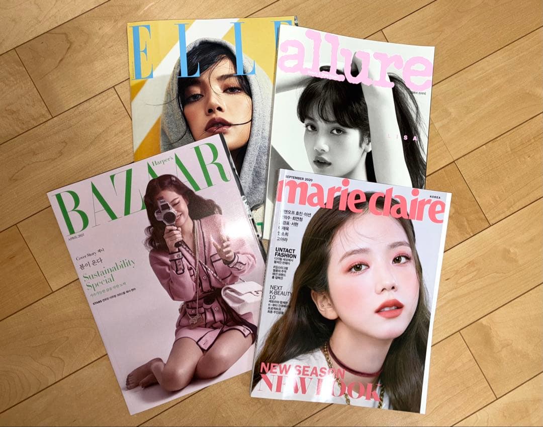 BLACKPINK LISA 韓国 雑誌