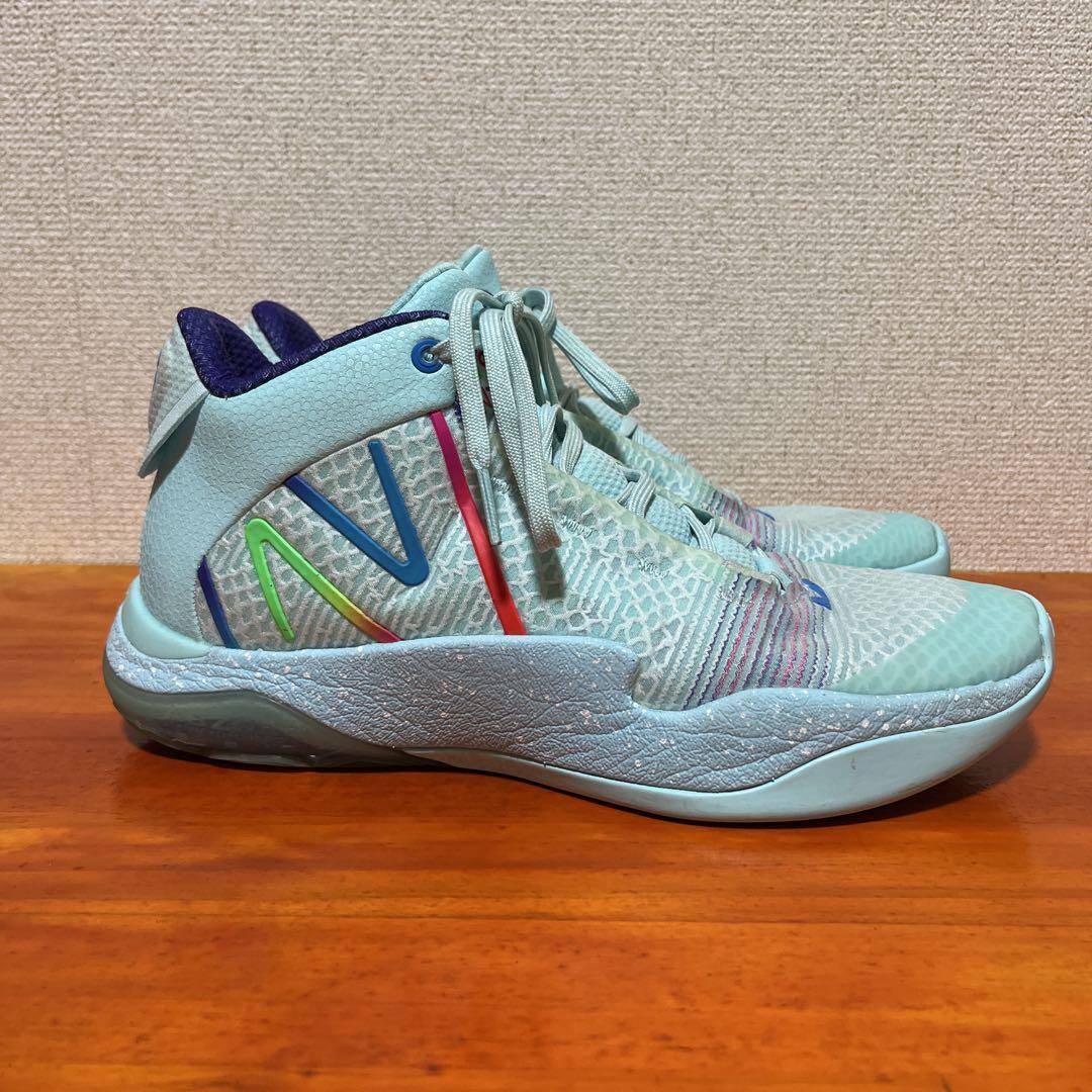 ニューバランス バスケットシューズ 25.5cm ミントブルー