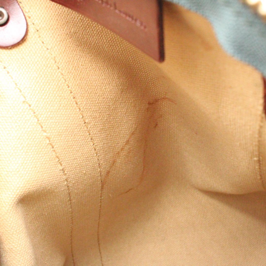 【美品】PoloRalphLauren タータンチェック ボストンバッグ PVC