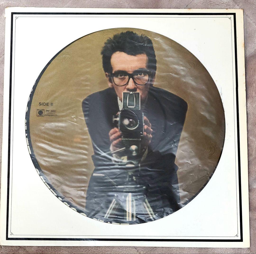 エルビス・コステロ サイン入りプロモーションレコード　2枚セット