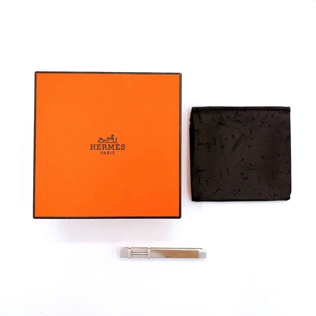 エルメス HERMES ネクタイピン　シルバー　AG925 ネクタイ　ブランド