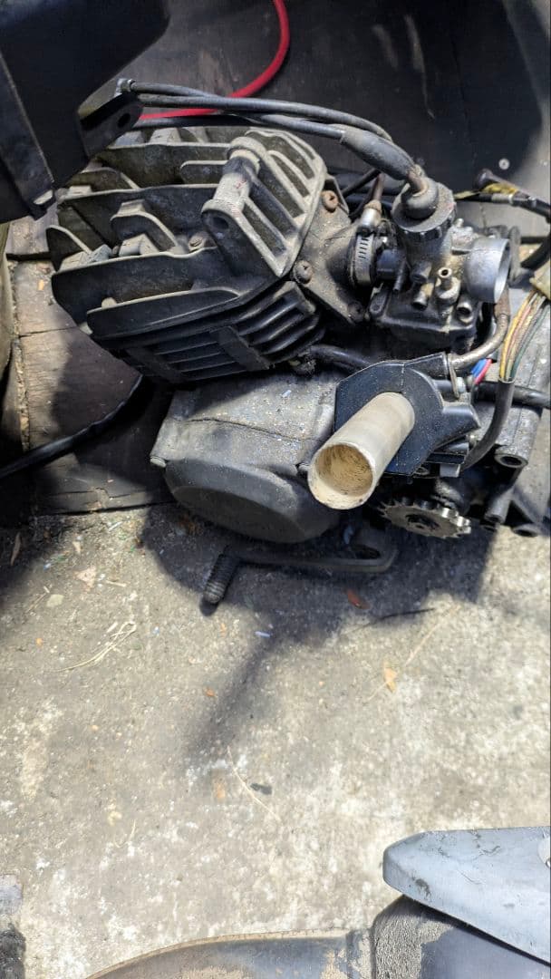 カワサキ ar50実働エンジン