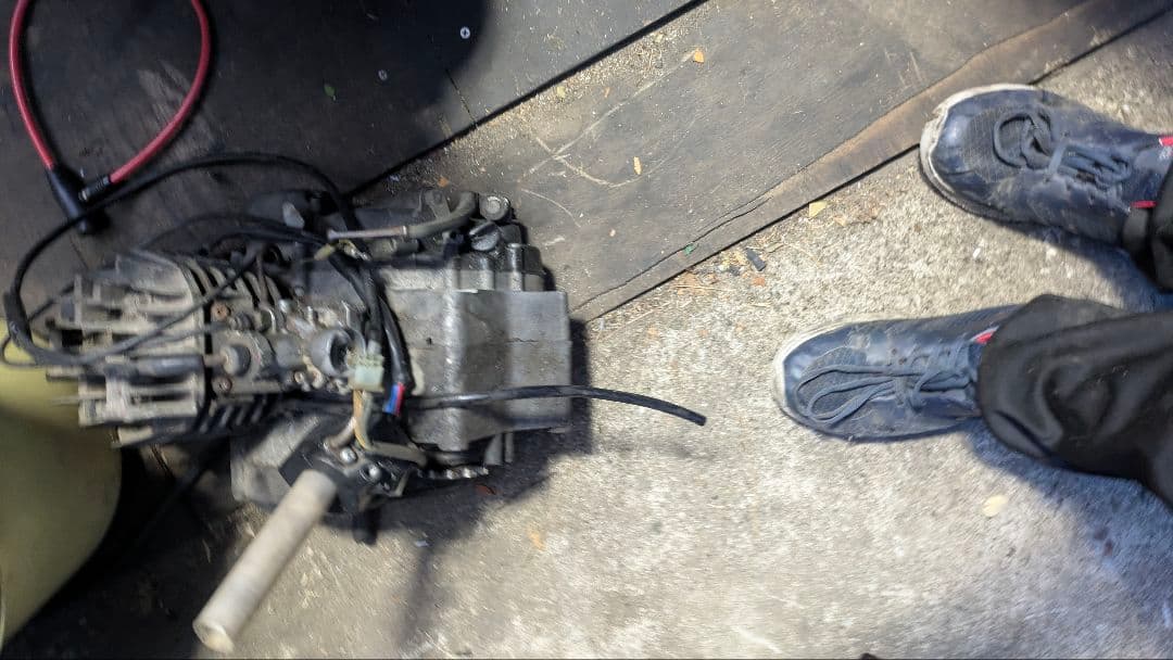 カワサキ ar50実働エンジン