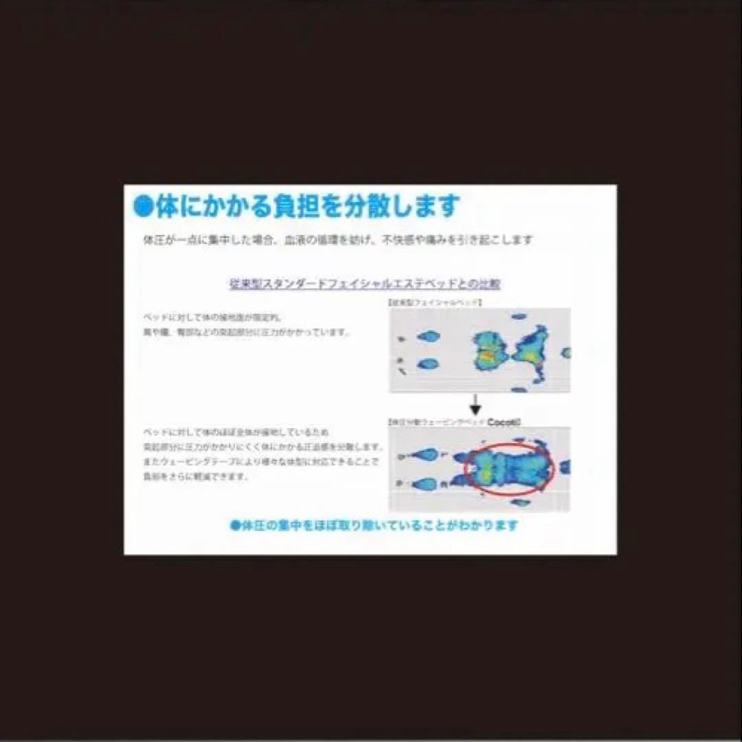 送料込みです⭐️体圧分散ウェービングベッドCocoti（ココティ）　エステベッド