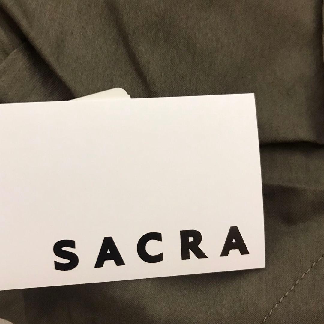 ヤマダヤSACRA オリーブ色 ノースリーブベスト サイズ38