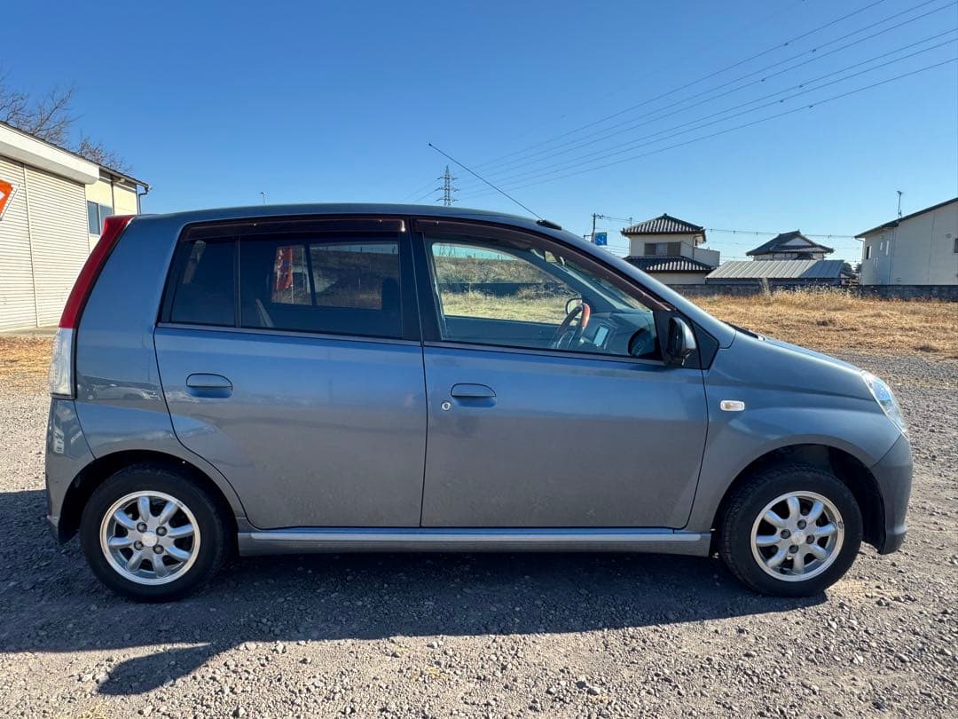 ダイハツ　ミラアブイー❗️柿本マフラー　社外ナビ　ワンセグTV