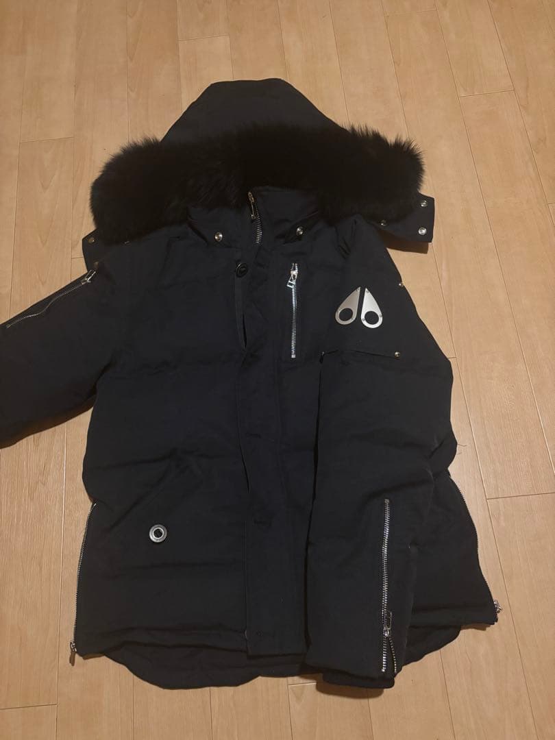 MOOSE KNUCKLES ダウンジャケット ブラックSサイズ