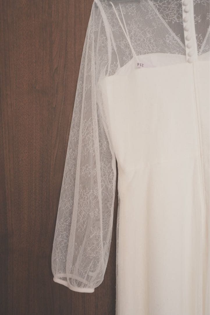 kaene レース×シフォンドレス　2025 使用回数1回2h size 36