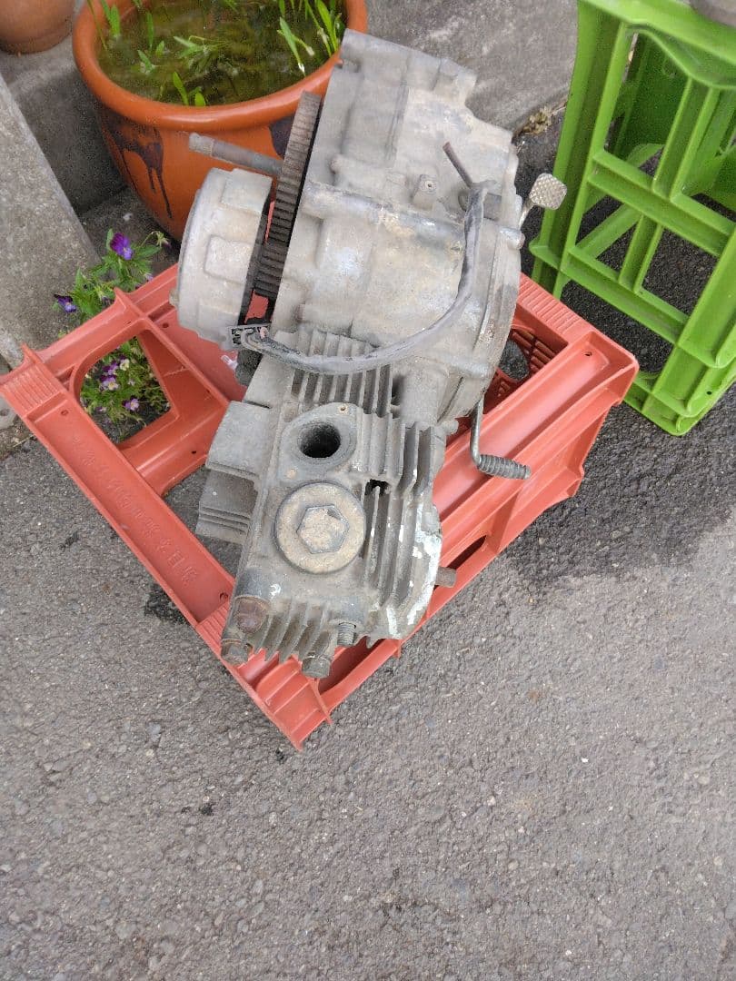 ホンダ90ccバイク用エンジン 空冷タイプ 使用感あり