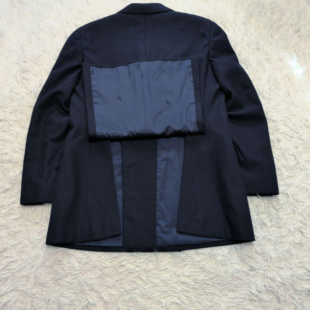 【極美品】ポロラルフローレン☆金ボタン　紺ブレ　90S　裏地ポニー総柄　ダブル