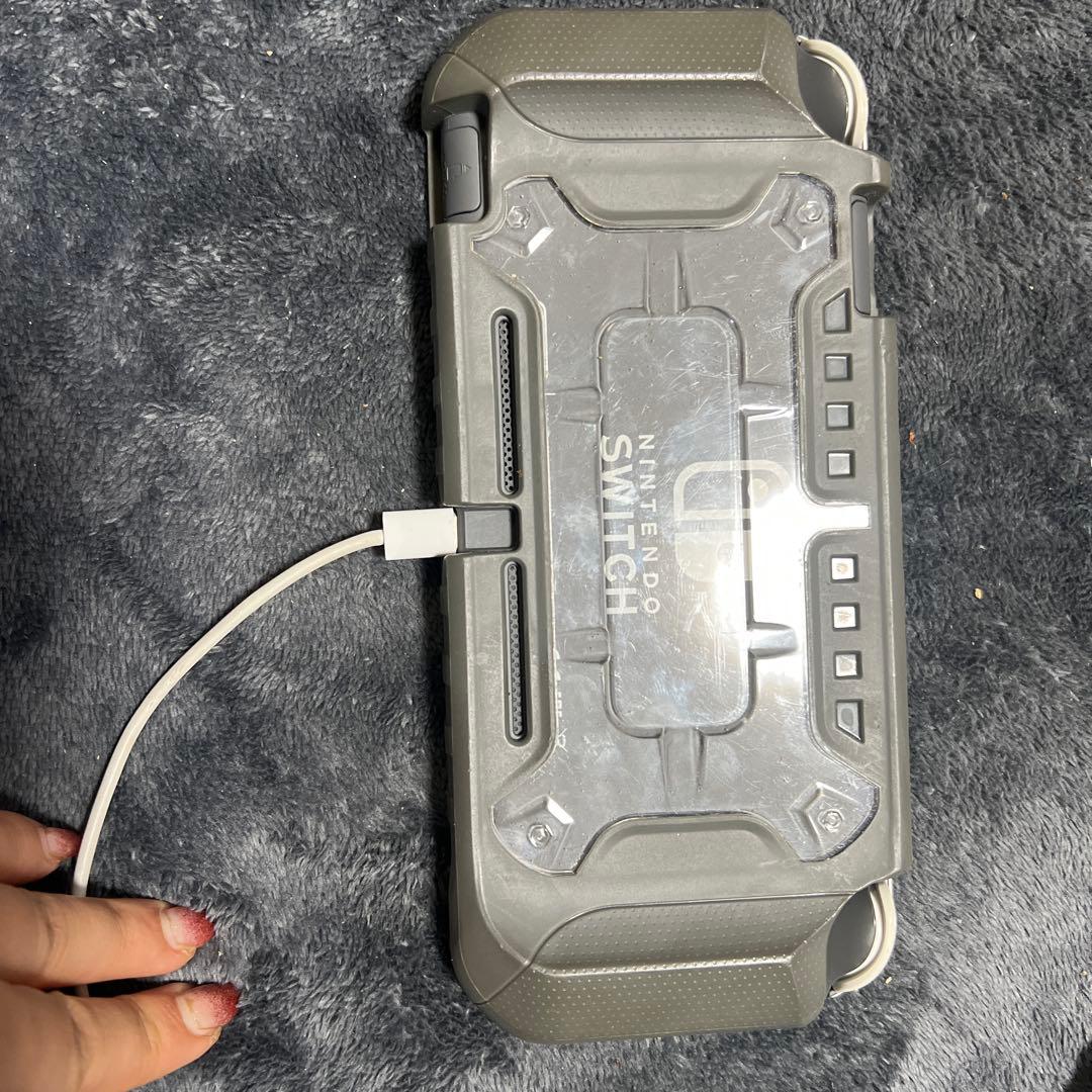 Nintendo Switch Lite グレー 本体のみ、カバー付き