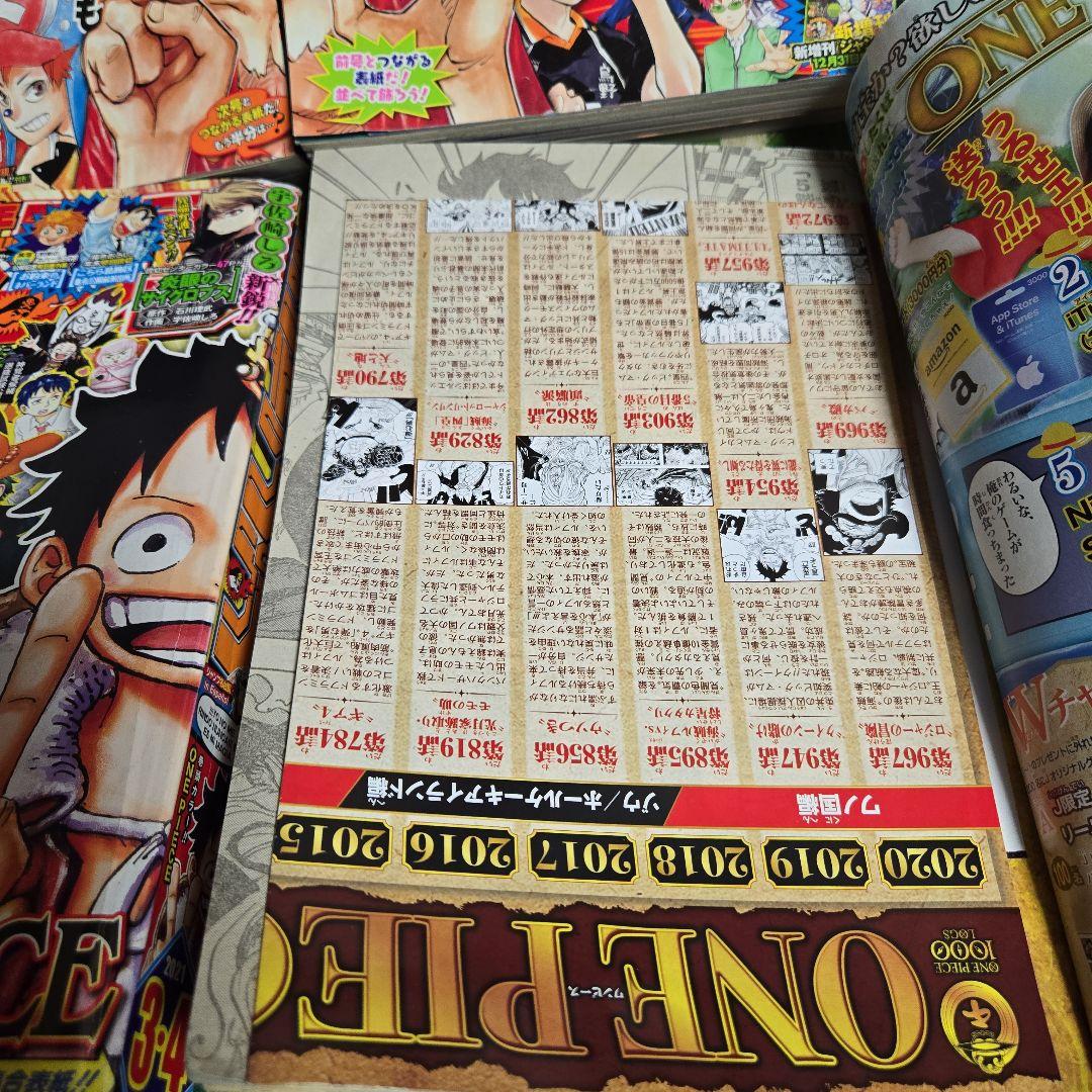 4冊 少年ジャンプ 2017年2・3号、4・5号 2021年3・4号、5・6号