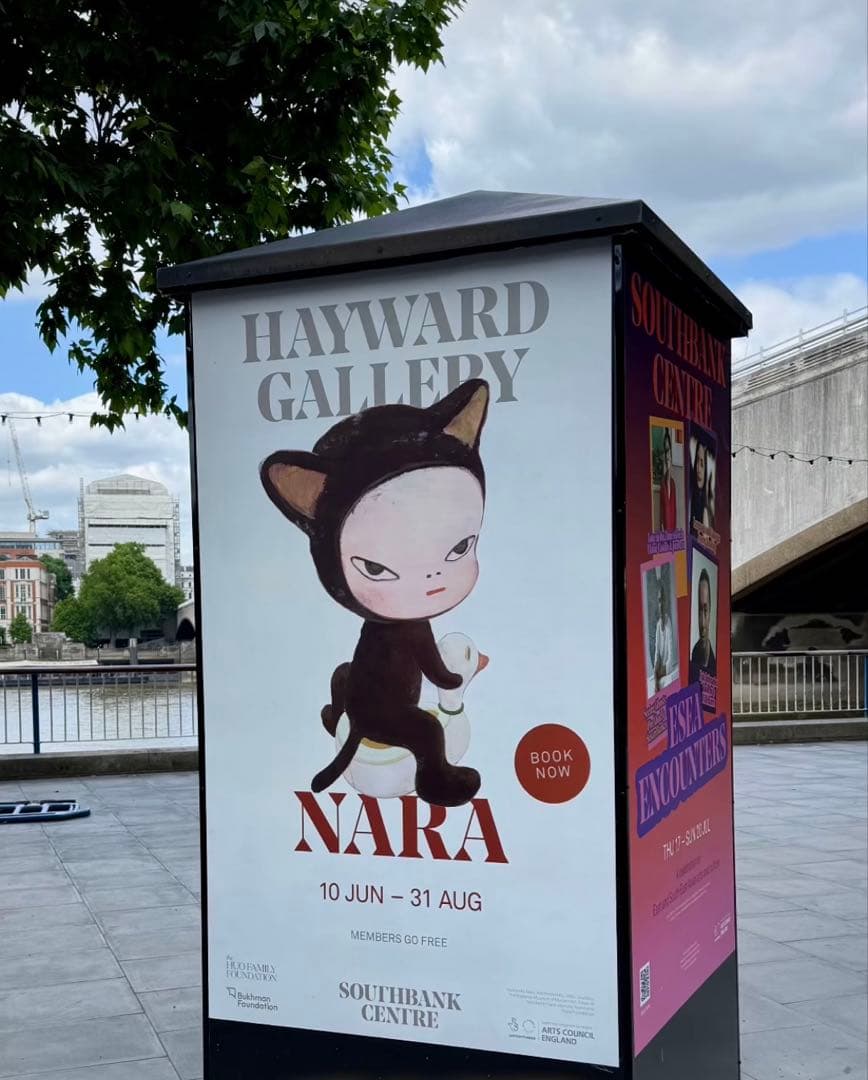 【レア】奈良美智展　海外ポスター① 5070サイズ　Yoshitomo Nara