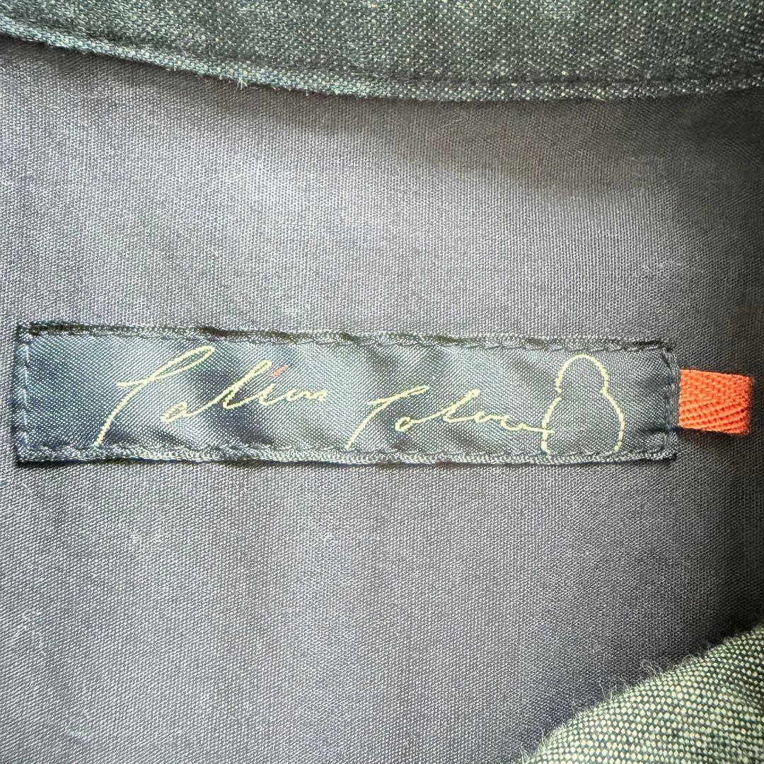 パラスパレス　ダンガリーシャツワンピース　バックスリット　2 日本製