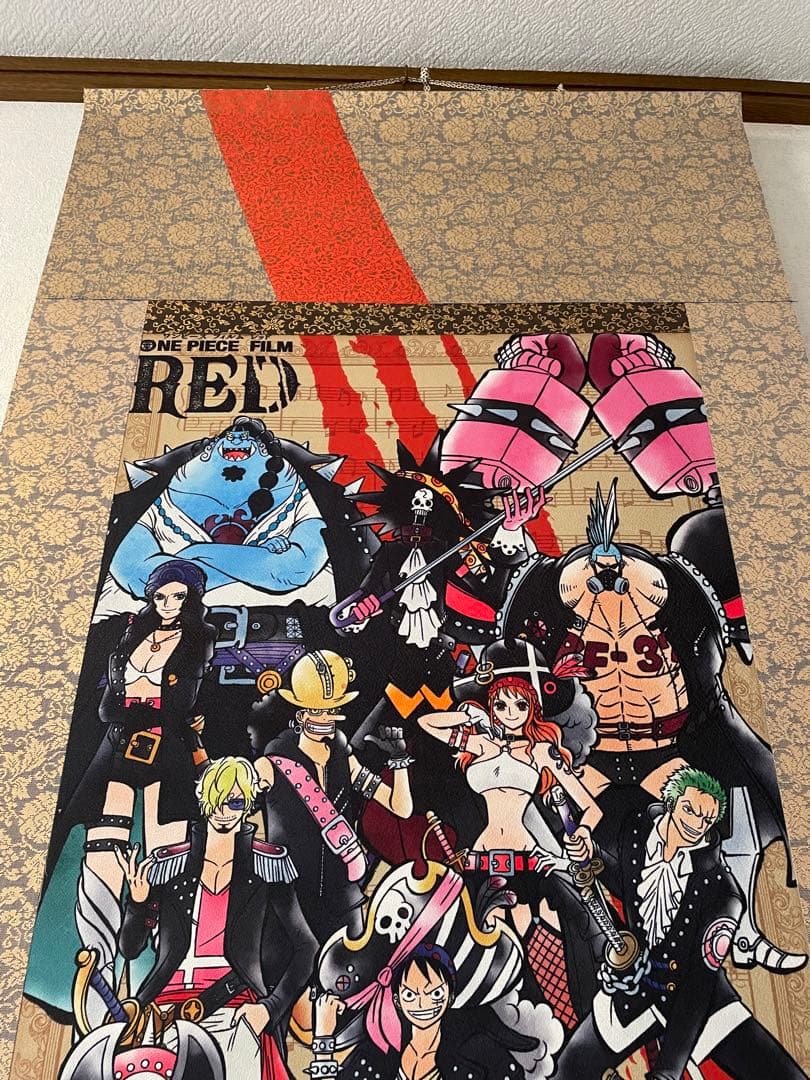 アニメワンピースRED 一点物♡掛け軸