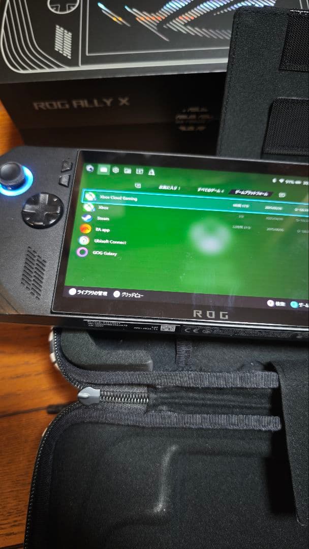 ASUS ROG Ally X RC72LA-Z1E24G1T ブラック