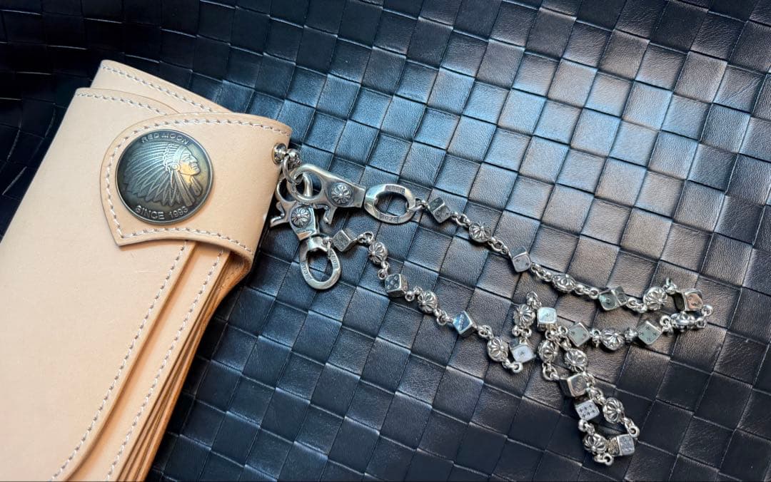 【Dice × Flower ウォレットチェーン】 重厚で存在感QBSZSZ15