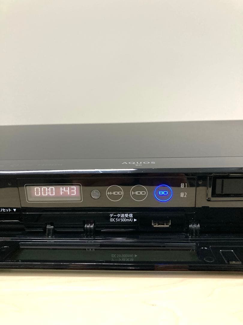 かなり綺麗　1TB シャープ　AQUOS ブルーレイ　BD-W 1800
